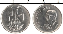 Продать Монеты ЮАР 10 центов 1968 Медно-никель