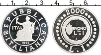 Продать Монеты Италия 1 лира 2000 Серебро