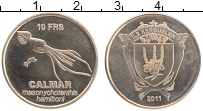 Продать Монеты Острова Кергелен 10 франков 2011 Медно-никель
