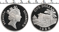 Продать Монеты Бермудские острова 1 доллар 1988 Серебро