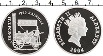 Продать Монеты Олдерни 5 фунтов 2004 Серебро