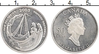 Продать Монеты Канада 50 центов 2003 Серебро