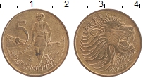 Продать Монеты Эфиопия 5 центов 1969 Латунь