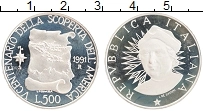 Продать Монеты Италия 500 лир 1991 Серебро
