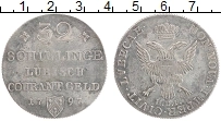 Продать Монеты Любек 32 шиллинга 1797 Серебро