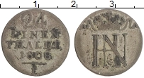 Продать Монеты Вестфалия 1/24 талера 1809 Серебро