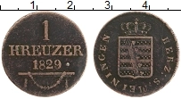 Продать Монеты Саксе-Мейнинген 1 крейцер 1828 Медь