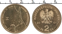 Продать Монеты Польша 2 злотых 2005 Латунь