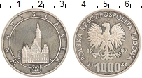 Продать Монеты Польша 1000 злотых 1987 Серебро