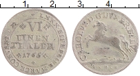 Продать Монеты Брауншвайг-Вольфенбюттель 1/6 талера 1766 Серебро