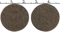 Продать Монеты Падерборн 6 пфеннигов 1706 Медь