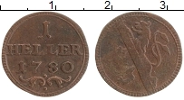 Продать Монеты Гессен-Кассель 1 геллер 1775 Медь