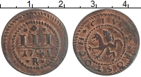 Продать Монеты Росток 3 пфеннига 1741 Медь