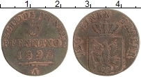 Продать Монеты Пруссия 3 крейцера 1869 Медь