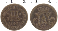 Продать Монеты Мюнстер 3 пфеннига 1748 Медь