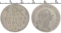 Продать Монеты Пруссия 1/6 талера 1773 Серебро