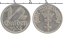 Продать Монеты Данциг 1/2 гульдена 1932 Медно-никель