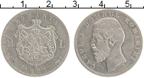 Продать Монеты Румыния 2 лей 1900 Серебро