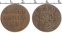 Продать Монеты Нидерландская Индия 1/2 стюбера 1826 Медь