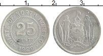 Продать Монеты Борнео 25 центов 1929 Серебро