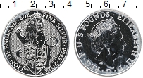 Продать Монеты Великобритания 5 фунтов 2016 Серебро