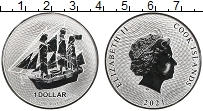 Продать Монеты Острова Кука 1 доллар 2021 Серебро