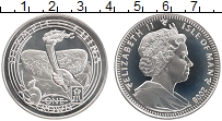 Продать Монеты Остров Мэн 1 крона 2008 Серебро