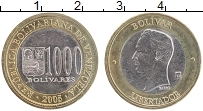 Продать Монеты Венесуэла 1000 боливар 1995 Биметалл