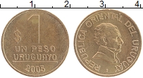 Продать Монеты Уругвай 1 песо 2007 Медно-никель