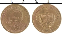 Продать Монеты Куба 1 песо 1992 сталь покрытая латунью