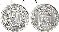 Продать Монеты Сан-Марино 10 лир 1978 Алюминий