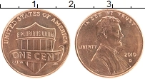 Продать Монеты США 1 цент 2010 Медь