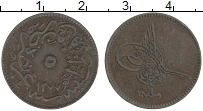 Продать Монеты Турция 5 пар 1255 Медь