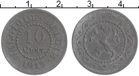Продать Монеты Бельгия 10 сантим 1915 Цинк