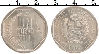 Продать Монеты Перу 1 соль 2000 Медно-никель