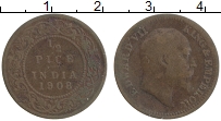 Продать Монеты Индия 1/2 пайса 1905 Медь