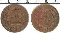Продать Монеты Индия 1 анна 1818 Медь