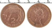 Продать Монеты Святая Елена 2 пенса 1991 Бронза
