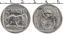 Продать Монеты ЮАР 5 ранд 2002 Медно-никель