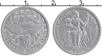 Продать Монеты Каледония 50 сантим 1949 Алюминий