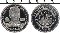 Продать Монеты Либерия 1 доллар 1994 Медно-никель