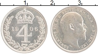 Продать Монеты Великобритания 4 пенса 1906 Серебро