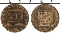 Продать Монеты Австрия 20 шиллингов 2000 Медно-никель