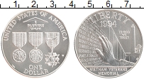 Продать Монеты США 1 доллар 1994 Серебро