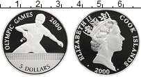Продать Монеты Острова Кука 5 долларов 2000 Серебро