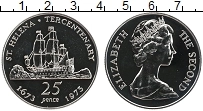 Продать Монеты Остров Святой Елены 25 пенсов 1973 Серебро