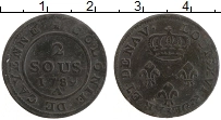 Продать Монеты Франция 2 су 1789 Медь