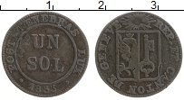 Продать Монеты Женева 1 соль 1819 Серебро