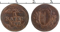 Продать Монеты Швейцария 1 рапп 1804 Медь