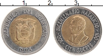 Продать Монеты Эквадор 100 сукре 1995 Биметалл